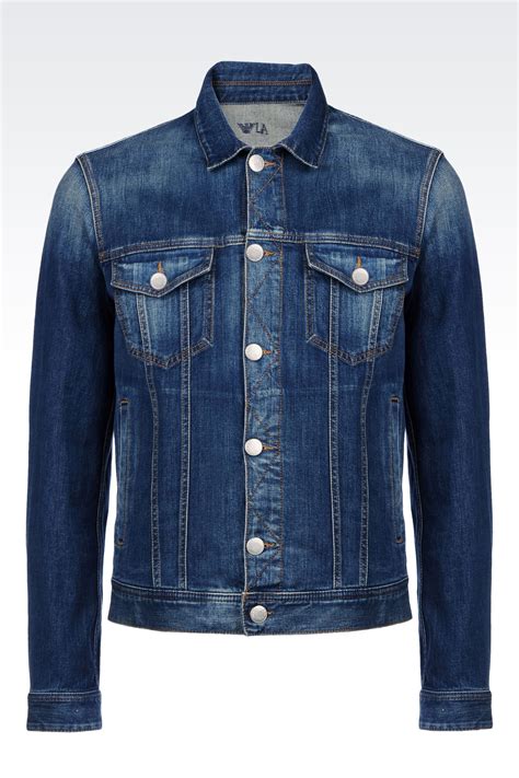 armani denim jacket.